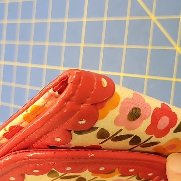 Vera Bradley Frill Pleather Wallet Floral 4 x 6 - Picture 11 of 12